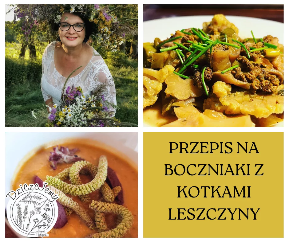 Przepis na Boczniaki z kotkami leszczyny